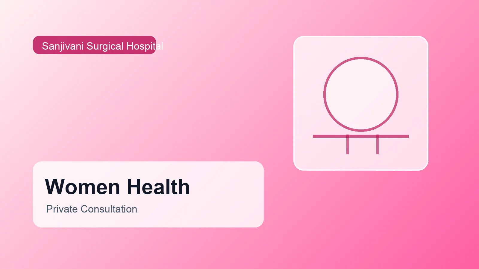 Women Health Care at Sanjivani Surgical Hospital